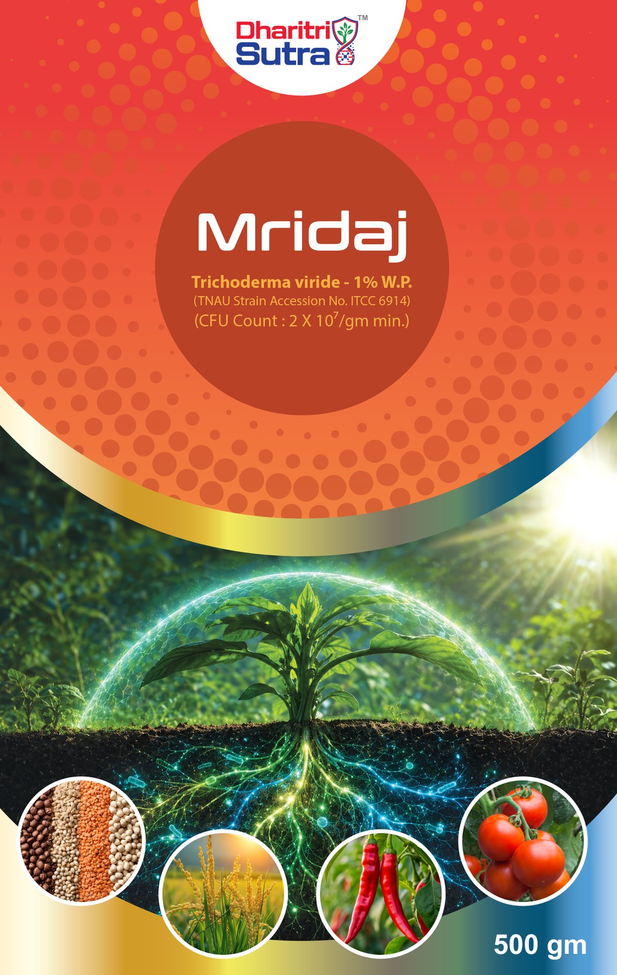 Mridaj — front of label